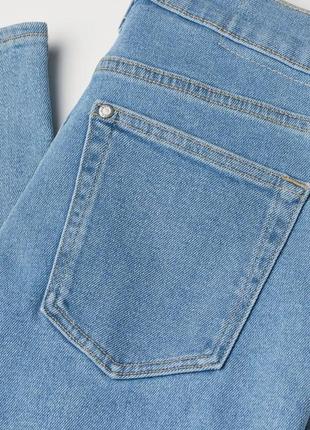 33/32 - 36/32 h&m нові фірмові чоловічі підліткові джинси завужені сині блакитні скіні оригінал2 фото
