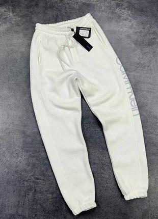 💜є наложка 💜lux якість💜чоловічі спортивні  штани на флісі "calvin klein"❤️1 фото