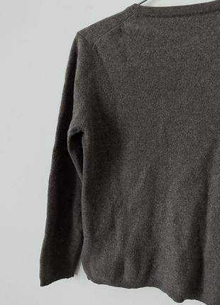 Кашеміровий кардиган сіро бежевий колір с, м7 фото