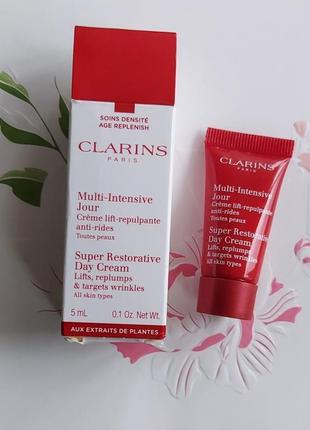 Дневной крем clariнс super restorative day cream4 фото