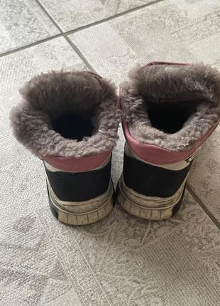 Зимние ботинки натуральная кожа и мех2 фото