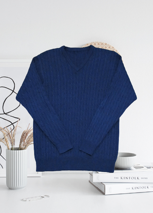 Мужской свитер джемпер пуловер 100% шерсть р.48/502 фото