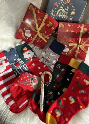 Комплект носков мужчины и женщине подарок новый год