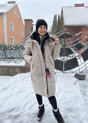 Пуховик оверсайз s,m