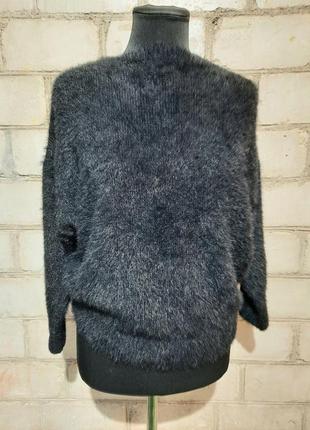 Джемпер пуловер травка пухнастий