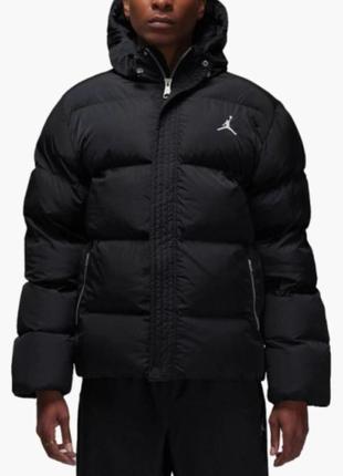 Пуховик air jordan essentials puffer jacket black fb7311-0101 фото