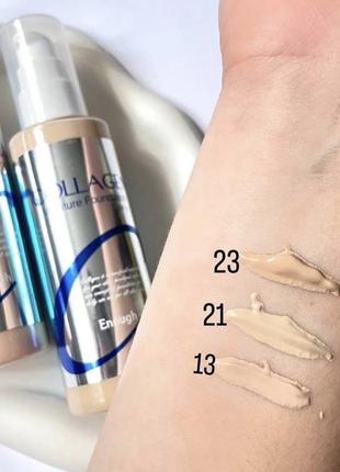 Тональная основа enough collagen spf 15