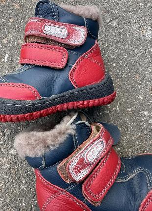 Новые детские зимние ботинки натуральная кожа10 фото