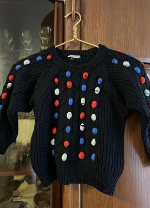 Детский, яркий свитер