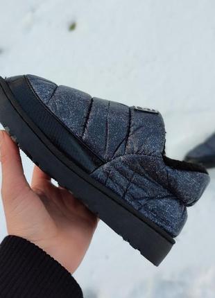 Короткі дутики уги черевики зимові кросівки мокасини сліпони лофери на хутрі5 фото