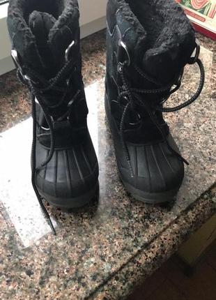 Зимние натуральные сапоги фирменные размер 30-31