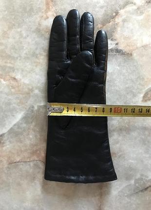 Кожаные лайковые перчатки