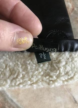 Кожаные лайковые перчатки