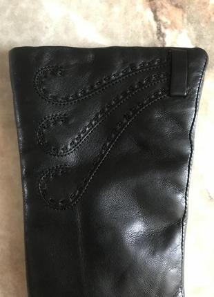 Кожаные лайковые перчатки