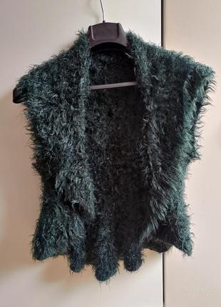 Жилетка болеро травичка