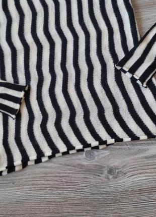 Женский свитер в полоску helmut lang striped sweater5 фото