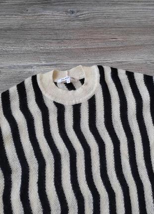 Женский свитер в полоску helmut lang striped sweater3 фото