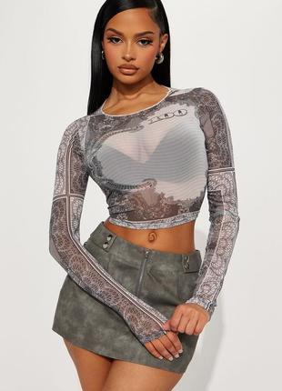 Крутой топик в стиле 2000-х fashion nova2 фото