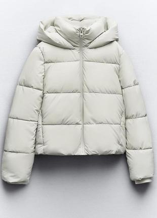Пуховик zara/куртка зимова zara