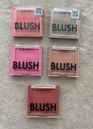 Рум‘яна lamel make up cheek colour new blush1 фото