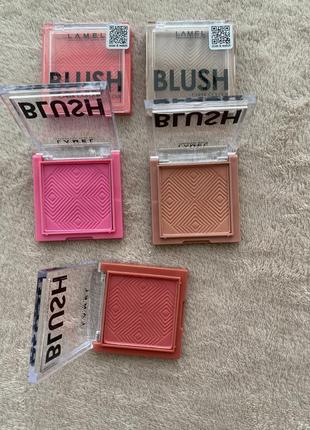 Рум‘яна lamel make up cheek colour new blush3 фото