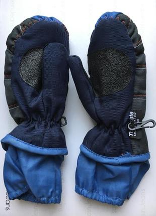 Зимові краги лижні мембранні теплі водонепроникні рукавиці на 3-6 років4 фото