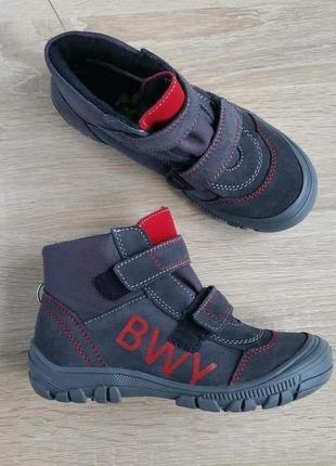 Шеіряні утеплені черевики для хлопчика bwy 29-30 розмір