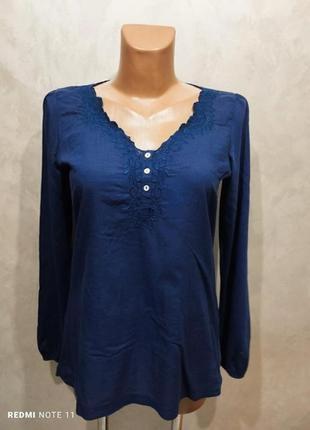 69.чудова бавовняна блузка з вишивкою успішного іспанського бренду massimo dutti