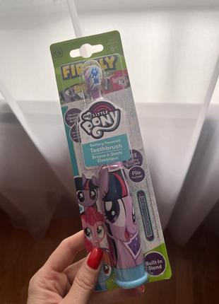 Новая зубная щетка электро my little pony от firefly