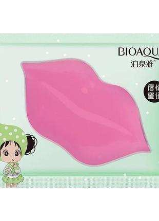 Патчі для губ bioaqua lemon water moisturizing lip mask з екстрактом лайма 8 г