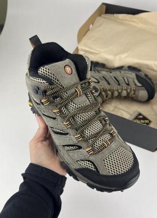 Черевики merrell moab 2 itr mid gore-tex j598233 pecan, оригінальні черевики мерел замша