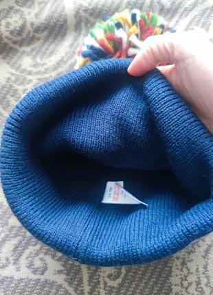 Теплая зимняя шапка и рукавицы2 фото