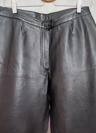 Кожаные черные брюки натуральная кожа2 фото