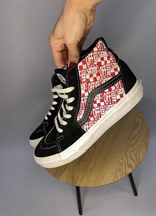 Замшеві високі кросівки vans