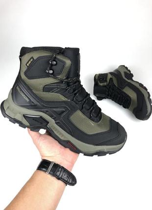 Чоловічі єврозимові кросівки salomon quest element gore-tex gt