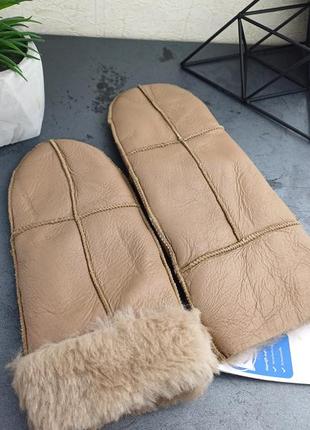 Натуральні шкіряні фірмові esmara есмара перчатки рукавички рукавиці варежки пальчата