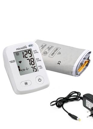 Тонометр microlife bp a2 classic + манжета lux 22-32см + мережевий адаптер 6v автоматичний гарантія 5 років
