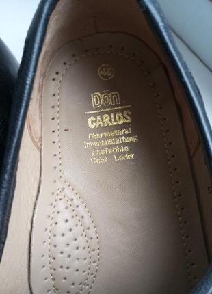 Мужские кожаные туфли итальянского бренда don carlos.2 фото