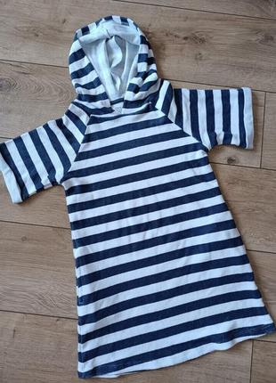 Махровий халатик пляжна накидка primark 10-11 років 146 см бангладеш