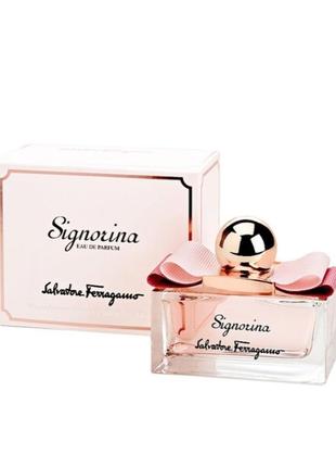 Оригинальный salvatore ferragamo signorina 50 ml ( сальватор феррагамо сигрина ) парфюмированная вода1 фото