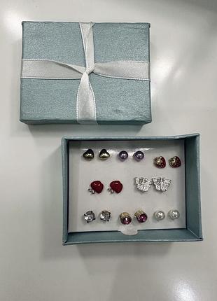 Серьги avon набор серьг серьги-гвоздики (пусеты), 8 пар