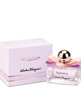 Оригінал salvatore ferragamo signorina 100 ml ( сальватор феррагамо сигнорина ) туалетна вода