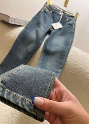 Женские шикарные брендовые джинсы в стиле christian dior2 фото