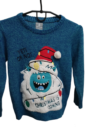 Теплий різдвяний светр george новорічний світер