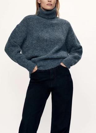 Свитер zara свитер с горловиной h&m свитер с горлом mango