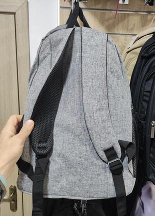 Рюкзак из ткани серый3 фото