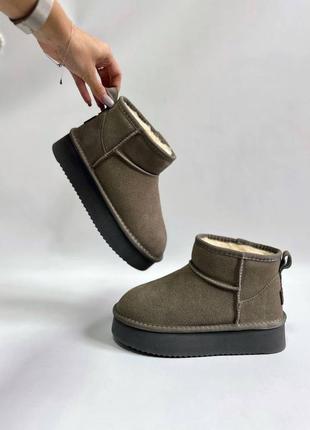 Жіночі уггі  ugg gray sole hs