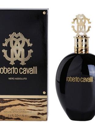 Оригінал roberto cavalli nero assoluto 75 ml ( роберто каваллі неро ассолют ) парфумована вода