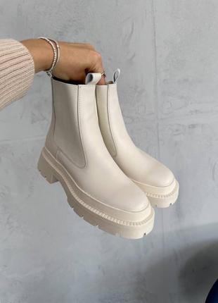 Стильные челси 😍 цвет: молочный