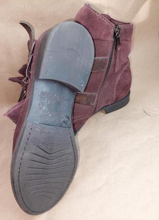 Замшевые утепленные ботинки mjus5 фото